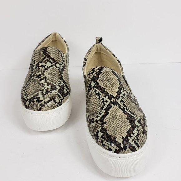 Women’s BAMBOO SNAKE PRINT FASHION  SNEAKER SIZE 8 - Picture 2 of 9